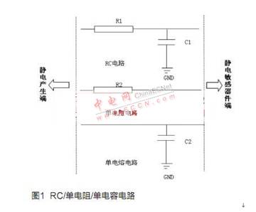 RC電路或者單電阻、單電容電路