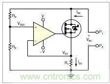 圖1：MOSFET的電阻變化，功能上像是一只可變電阻