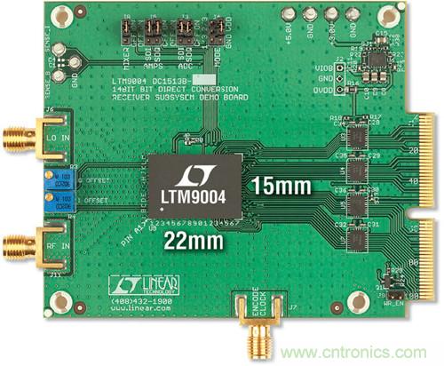 圖2：設計一款完整接收器所需的外部電路極少