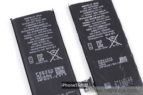 土豪金iPhone 5S拆解：內(nèi)部結(jié)構(gòu)升級(jí)，維修難度增加