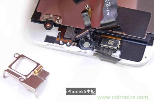 土豪金iPhone 5S拆解：內(nèi)部結(jié)構(gòu)升級(jí)，維修難度增加