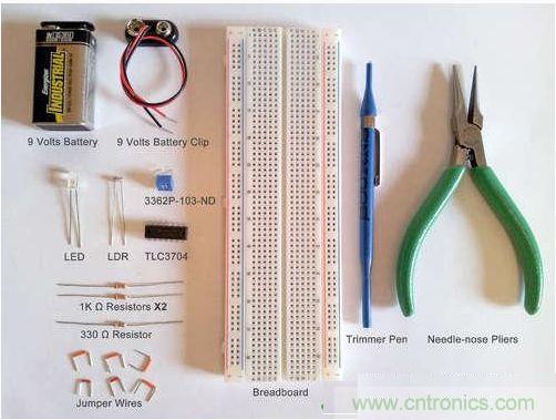 DIY：教你10分鐘自制光線探測器 