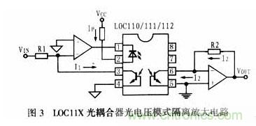 隔離放大器的寵兒：LOC11X線性光耦合器