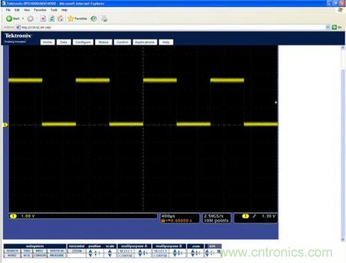 網(wǎng)絡(luò)驅(qū)動(dòng)示波器可通過(guò)瀏覽器遠(yuǎn)程訪問(wèn)