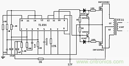 透徹分析利用TL494組成的逆變器電路