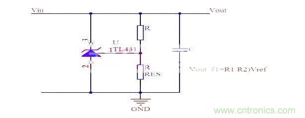 幾個基準(zhǔn)電壓源芯片電路