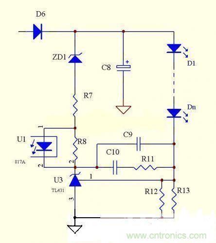 LED電源次級恒流的經(jīng)典電路總結