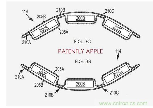 蘋果的柔性電池細(xì)節(jié)