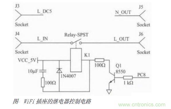 WiFi 插座的控制電路設(shè)計