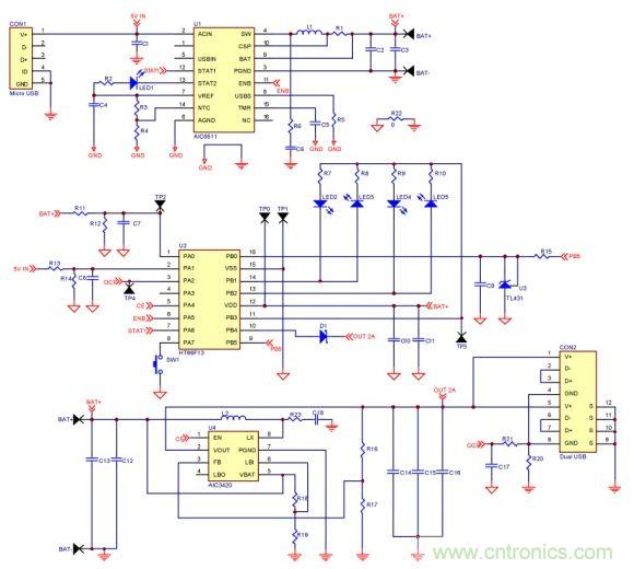 移動(dòng)電源電路的三種設(shè)計(jì)方案，哪個(gè)技高一籌？