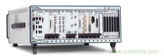 NI PXI Express機箱包含射頻分析儀和發(fā)生器、矢量網(wǎng)絡(luò)分析儀、開關(guān)、電源和嵌入式計算機