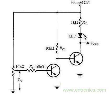 改良三極管開關(guān)電路-達(dá)林頓電路圖