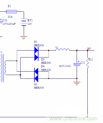 拆分講解逆變電源的前后級電路