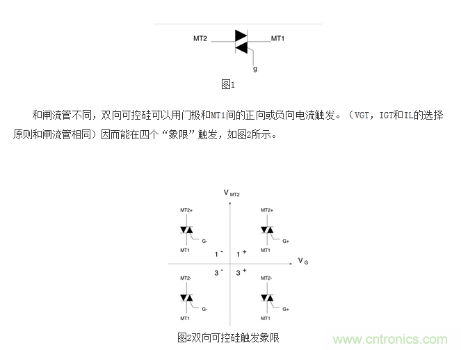 技術(shù)解析：雙向可控硅的導(dǎo)通階段設(shè)計