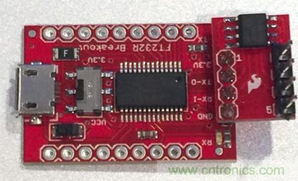  圖4：裝配好的隔離型USB-to-UART轉(zhuǎn)換器。