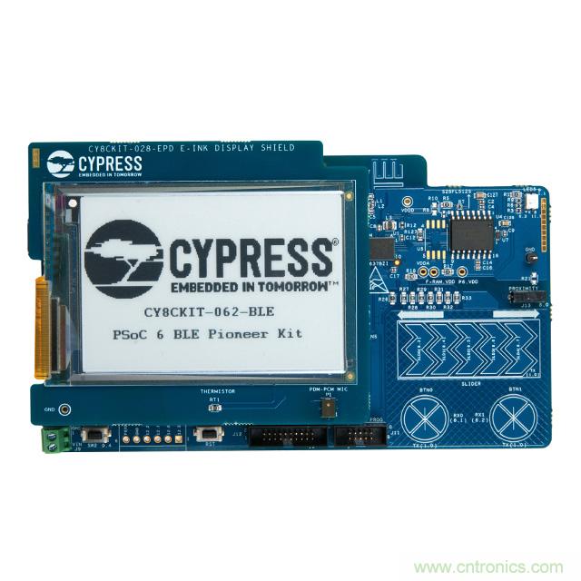 Cypress Semiconductor PSoC 6 BLE Pioneer 套件現(xiàn)已入庫 Digi-Key；客戶預(yù)訂訂單陸續(xù)發(fā)貨中