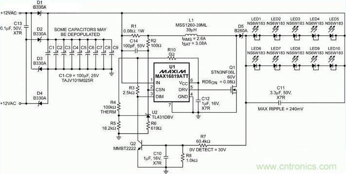 【收藏】LED燈驅(qū)動電源電路圖大全