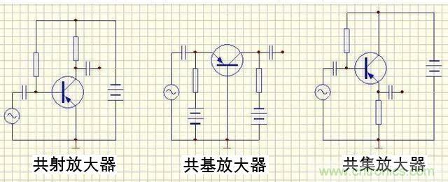 什么是共集、共基、共射放大器？如何分辨3類放大器