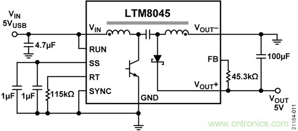 USB供電、915MHz ISM無線電頻段、具有過溫管理功能的1W功率放大器