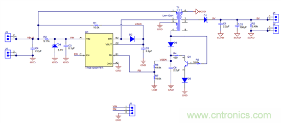 寬輸入電壓、高效率、5V&250mA輸出反激變流器設(shè)計(jì)