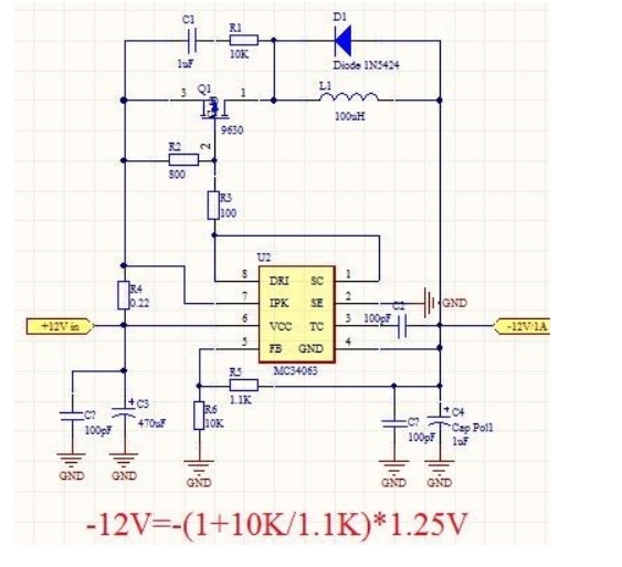 如何從正電壓電源獲得負電壓，正電壓轉(zhuǎn)負電壓的方法圖解