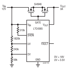 為敏感電路提供過壓及電源反接保護(hù)！