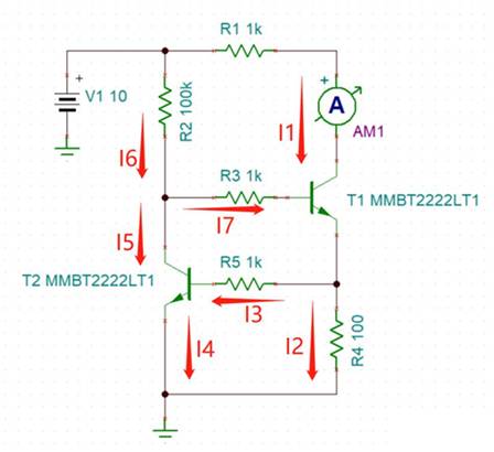 2個(gè)NPN三極管組成的恒流電路，如何工作？