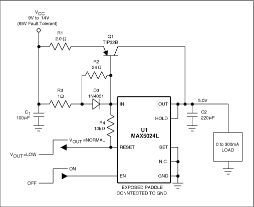 調(diào)整管增強穩(wěn)壓器的輸出電流